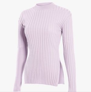 NWT J. CHUNG Unbalanced Knit Top - Lilac